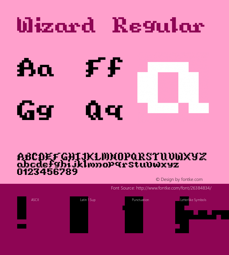 Wizard Regular Version 1.0图片样张