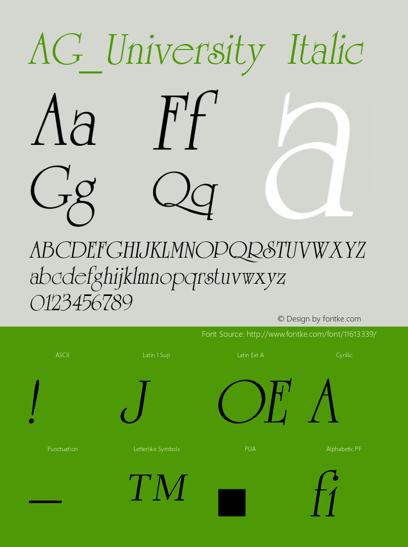 AG_University Italic 001.000图片样张