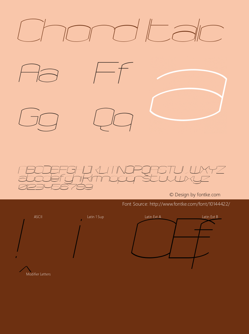 Chord Italic Version 001.000图片样张