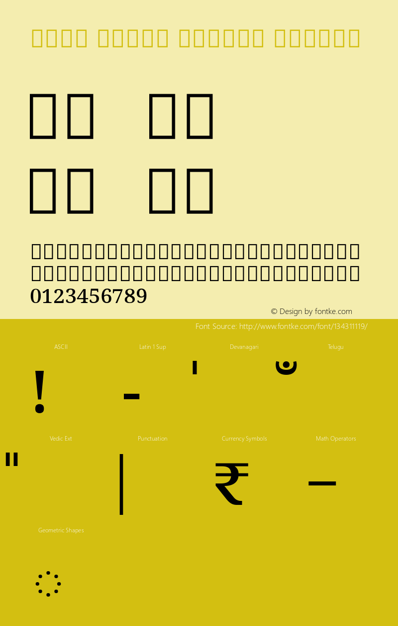 Noto Serif Telugu Medium Version 2.001; ttfautohint (v1.8.3) -l 8 -r 50 -G 200 -x 14 -D telu -f none -a qsq -X 