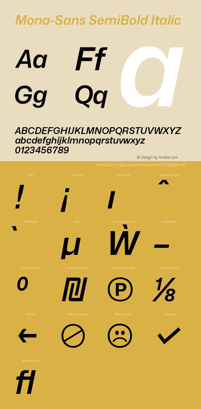 Mona-Sans SemiBold Italic Version 2.000图片样张