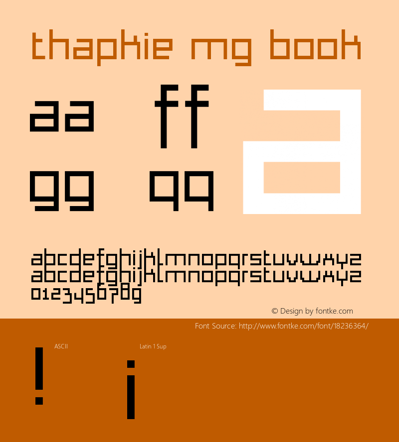 Thapkie MG Book Version v1.0图片样张