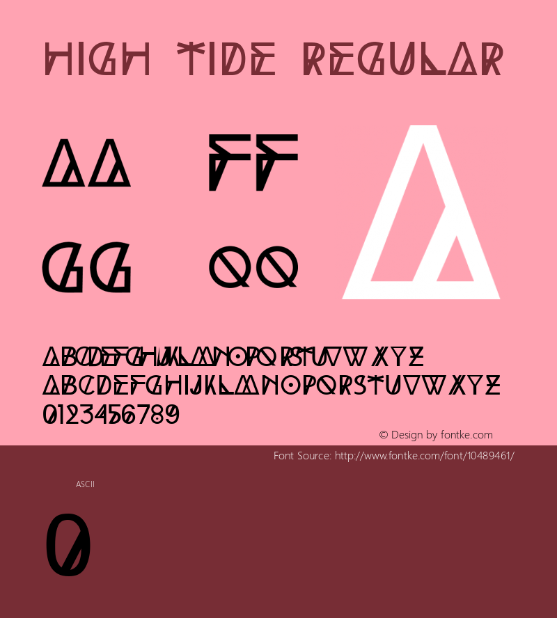 High Tide Regular Version 001.000图片样张