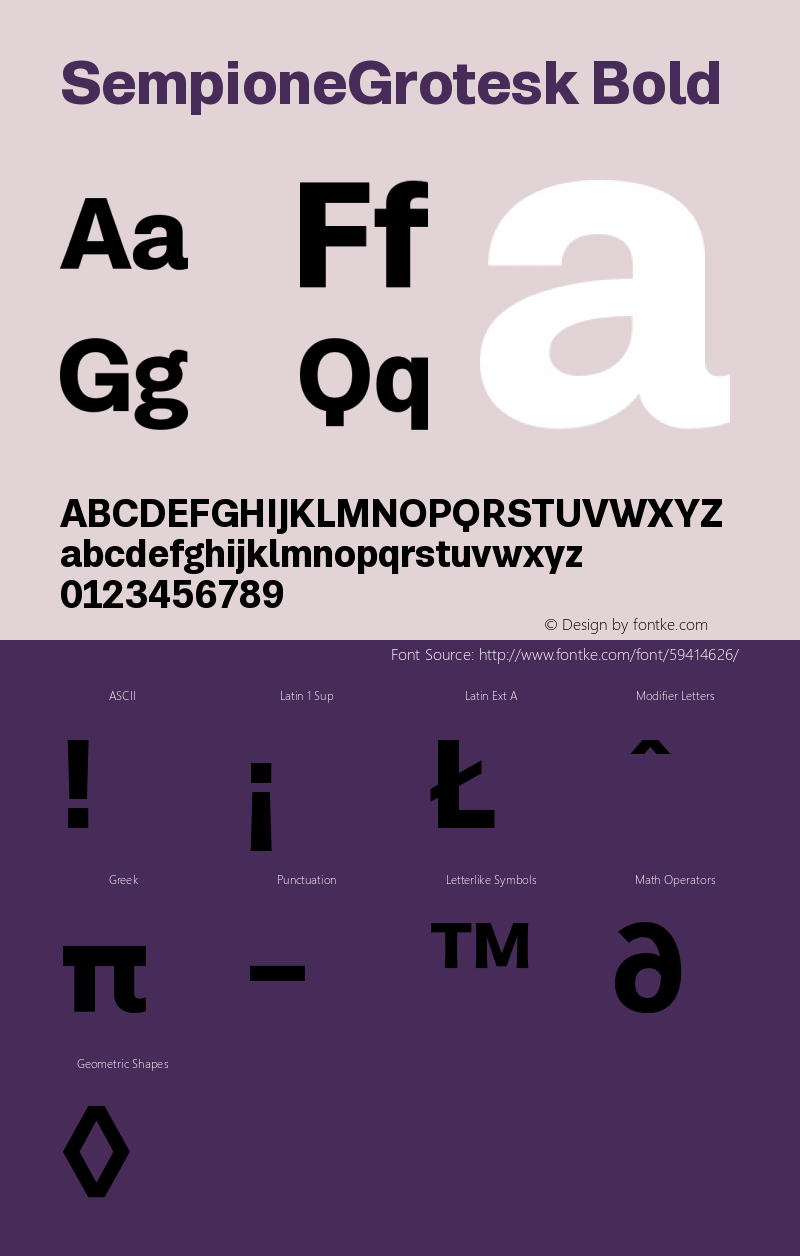 SempioneGrotesk Bold Version 2.001图片样张