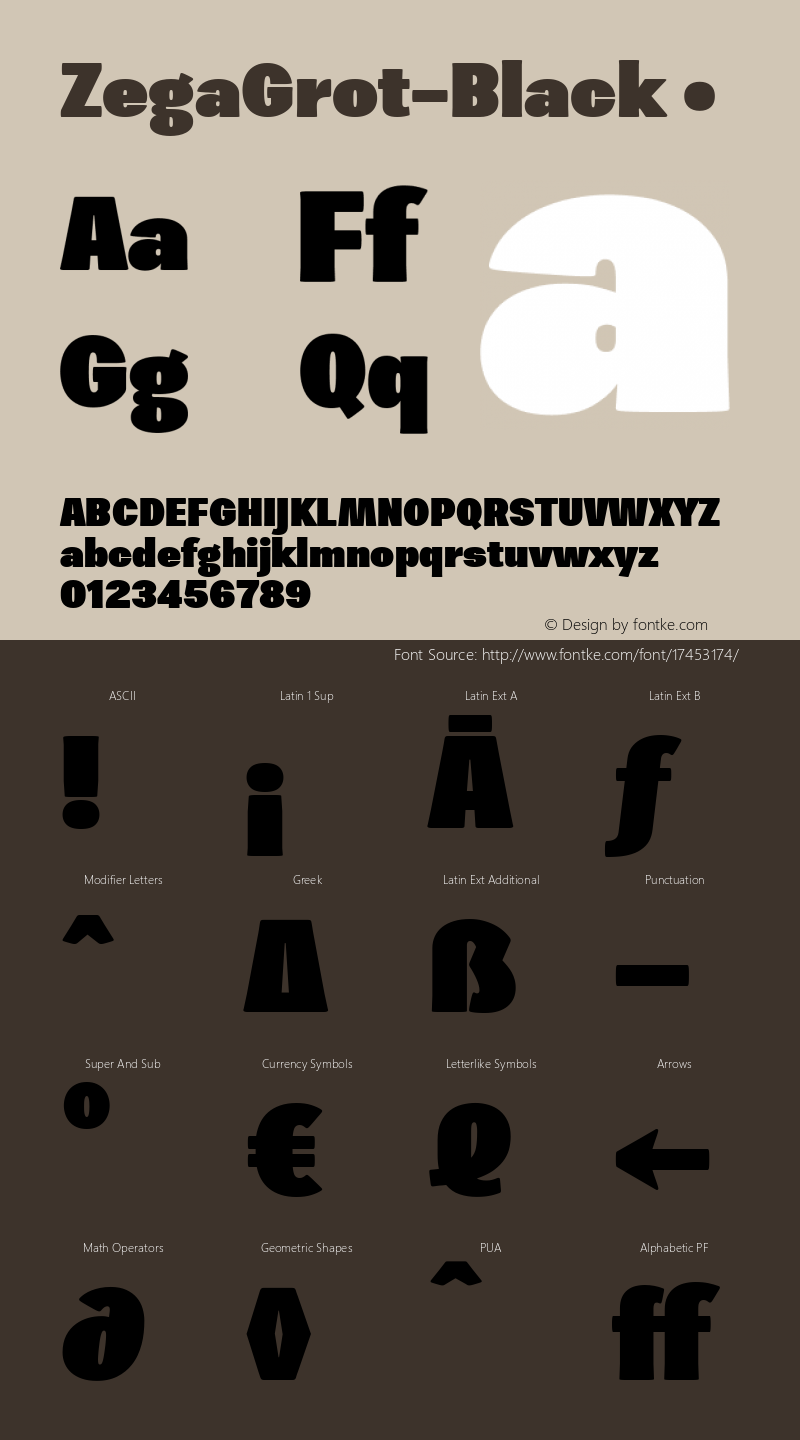 ZegaGrot-Black ☞ Version 1.000 2016 initial release;com.myfonts.easy.isaco.zega-grot.black.wfkit2.version.4zXR图片样张