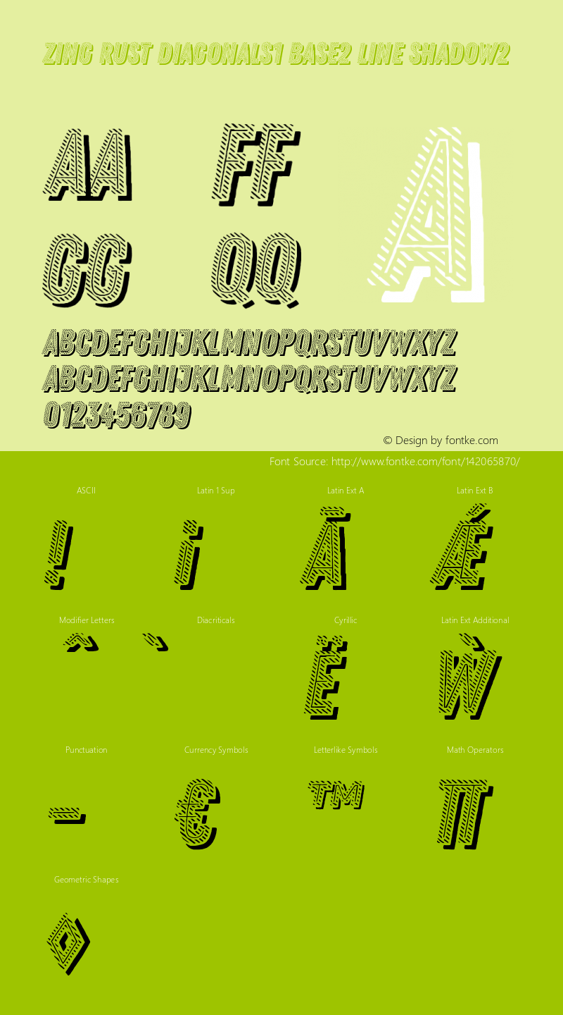 Zing Rust Diagonals1 Base2 Line Shadow2 Version 1.000图片样张