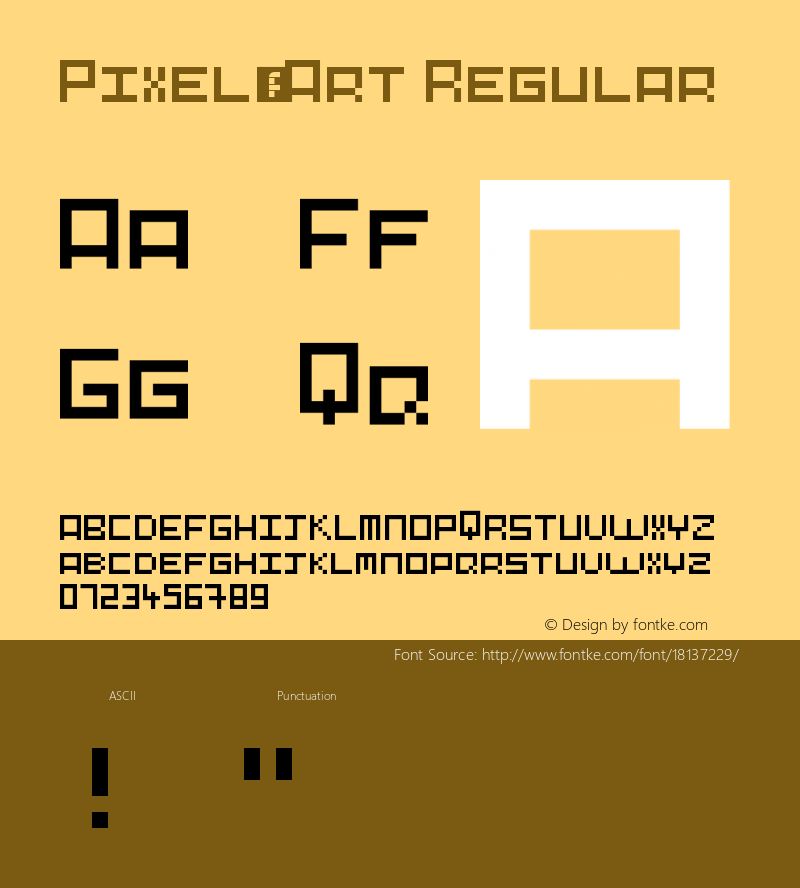 Pixel-Art Regular Version 1.0图片样张