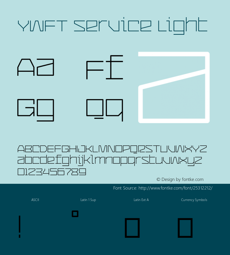 YWFTService-Light Version 001.000图片样张