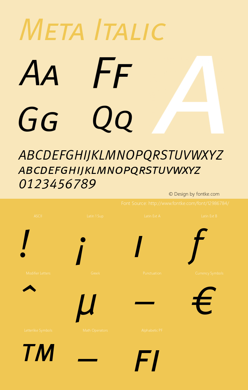 Meta Italic 004.301图片样张