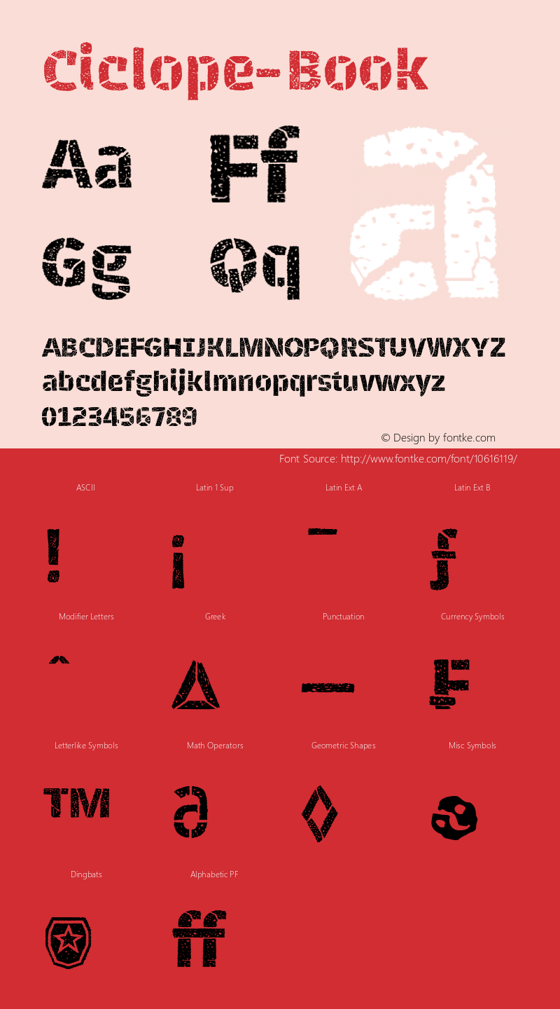 Ciclope-Book ☞ Version 1.7;com.myfonts.andinistas.ciclope.book.wfkit2.3Sr8图片样张