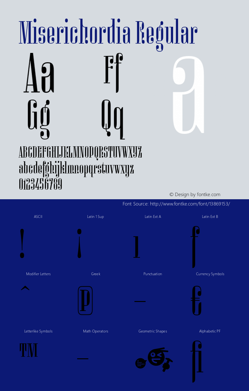 Miserichordia Regular 001.000图片样张