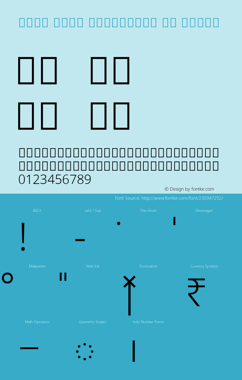 Noto Sans Malayalam UI Light Version 2.101; ttfautohint (v1.8) -l 8 -r 50 -G 200 -x 14 -D mlym -f none -a qsq -X 