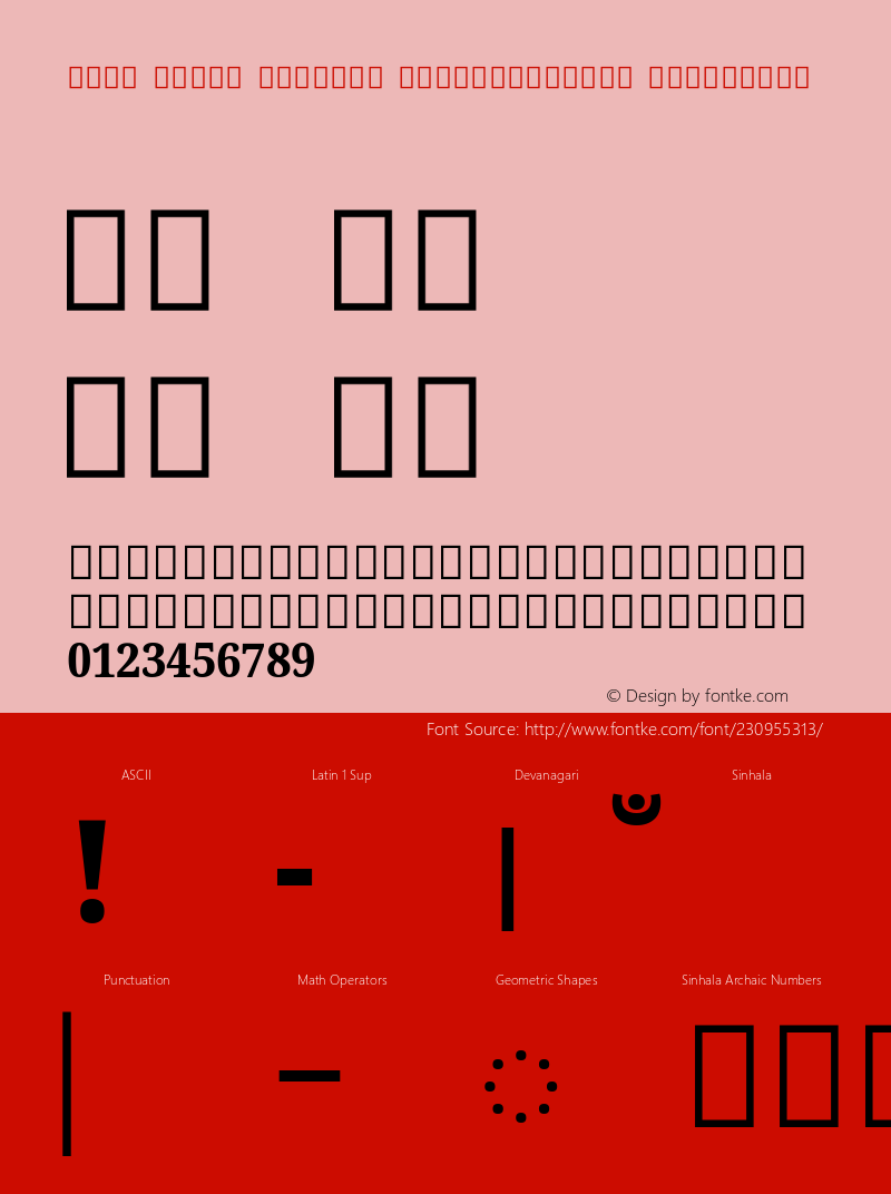 Noto Serif Sinhala SemiCondensed ExtraBold Version 2.002; ttfautohint (v1.8) -l 8 -r 50 -G 200 -x 14 -D sinh -f none -a qsq -X 