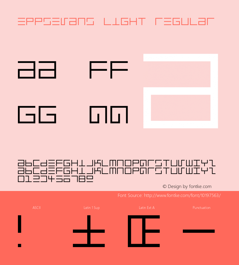 EppsEvans Light Regular 001.000图片样张