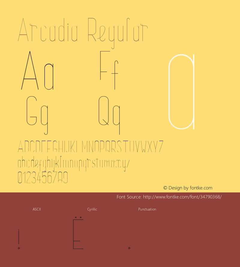 Arcadia Version 1.000图片样张