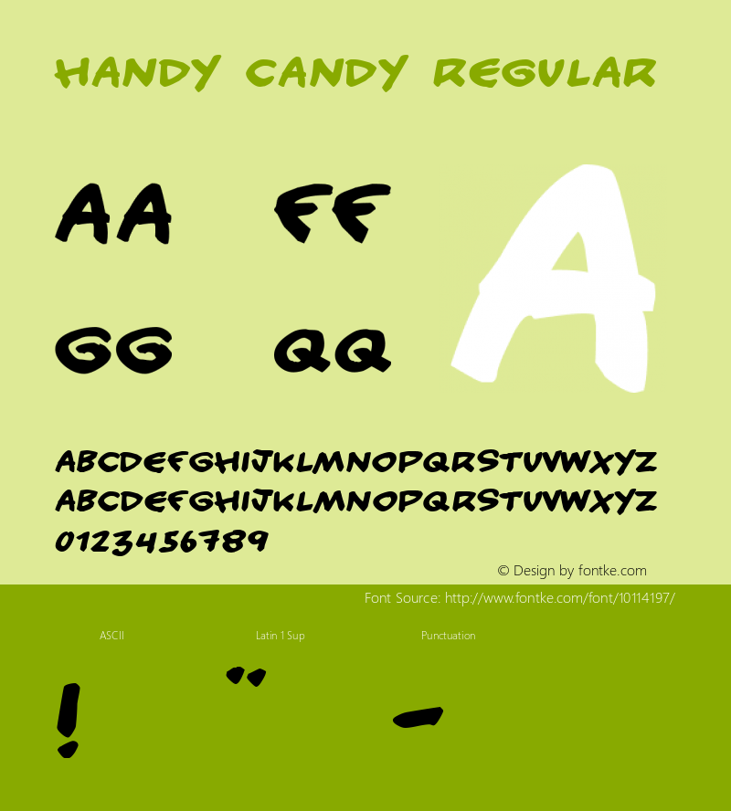 Handy candy Regular 2图片样张