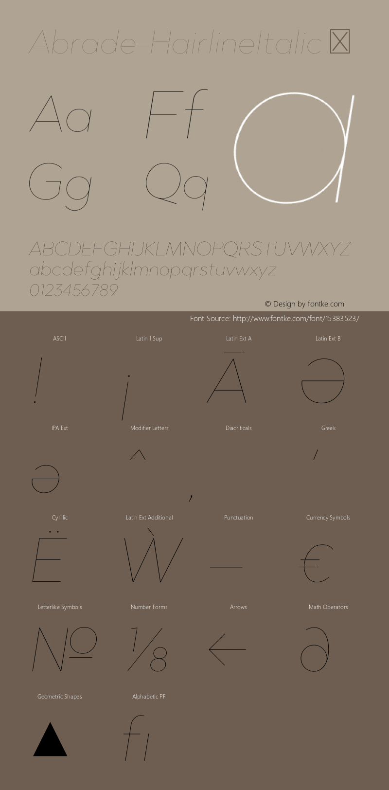 Abrade-HairlineItalic ☞ Version 1.000;com.myfonts.easy.greyscale-type.abrade.hairline-italic.wfkit2.version.4pJp图片样张