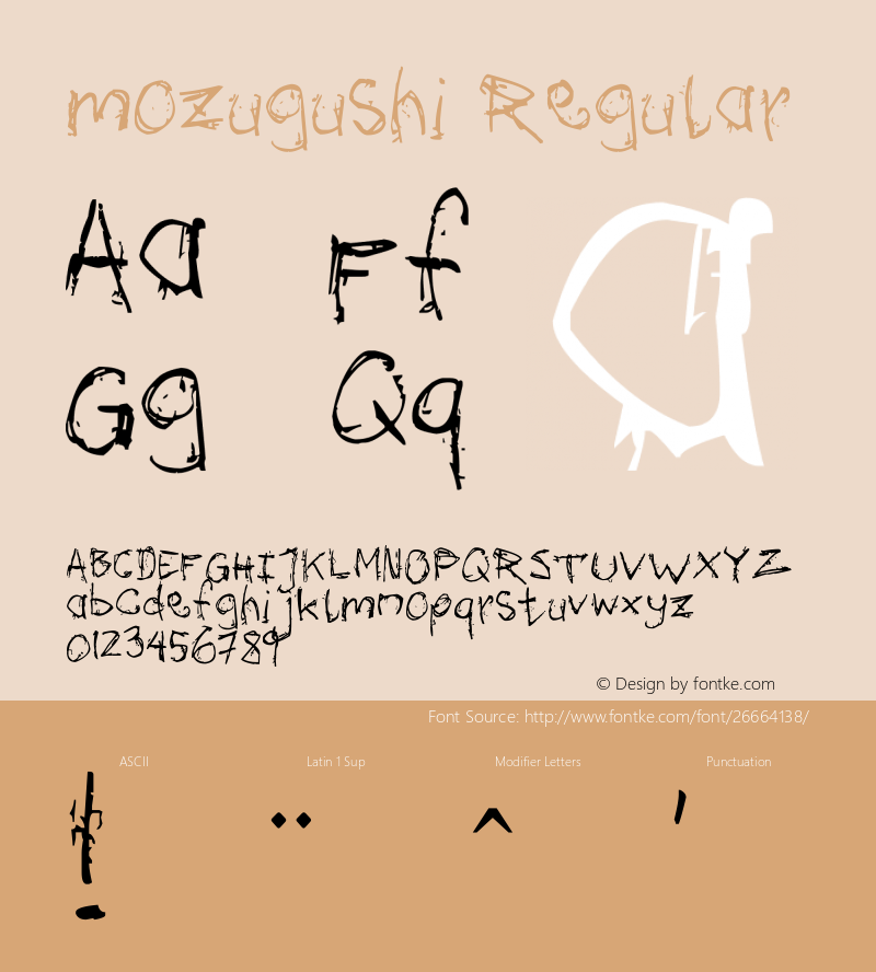 mozugushi Version 1.00 September 6, 2016, initial release图片样张