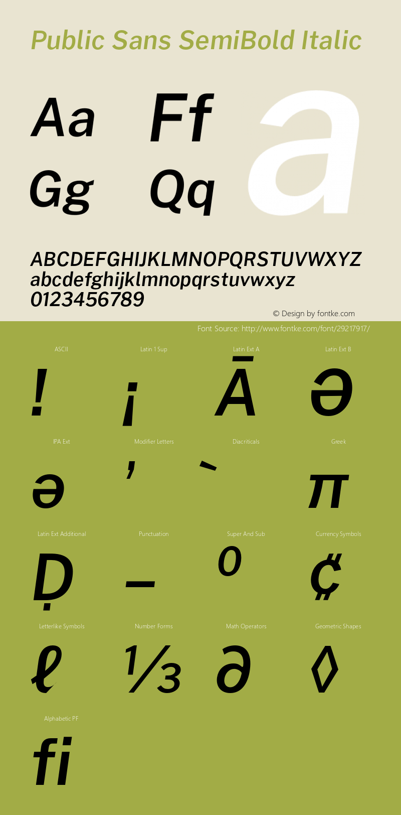 Public Sans SemiBold Italic Version 1.000;PS 001.000;hotconv 1.0.88;makeotf.lib2.5.64775图片样张