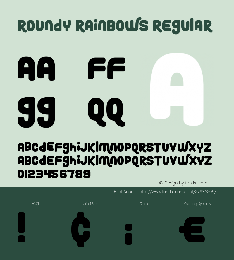 Roundy Rainbows Version 1.00 December 14, 2018, initial release图片样张