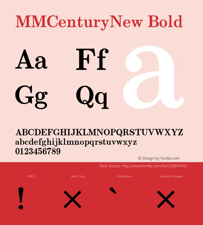 MMCenturyNew Bold Version 1.000;PS 001.000;hotconv 1.0.38;makeotf.lib1.6.5960图片样张