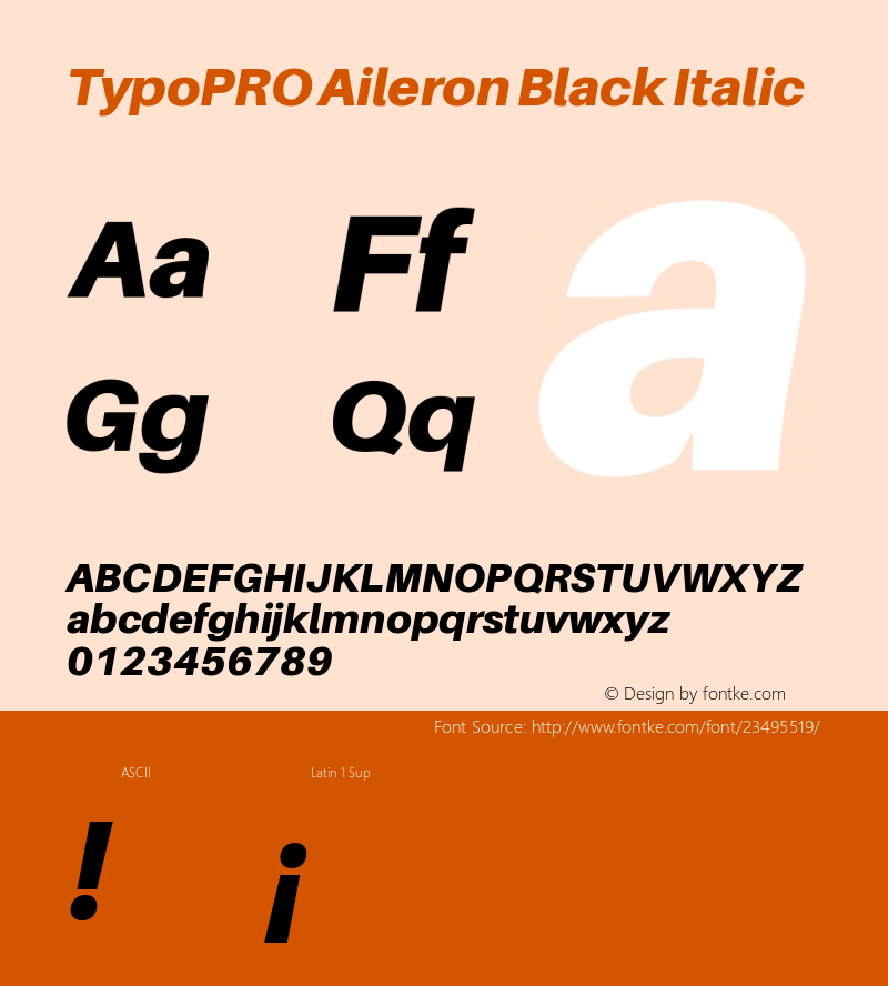 TypoPRO Aileron Black Italic Version 1.102;PS 001.102;hotconv 1.0.70;makeotf.lib2.5.58329图片样张