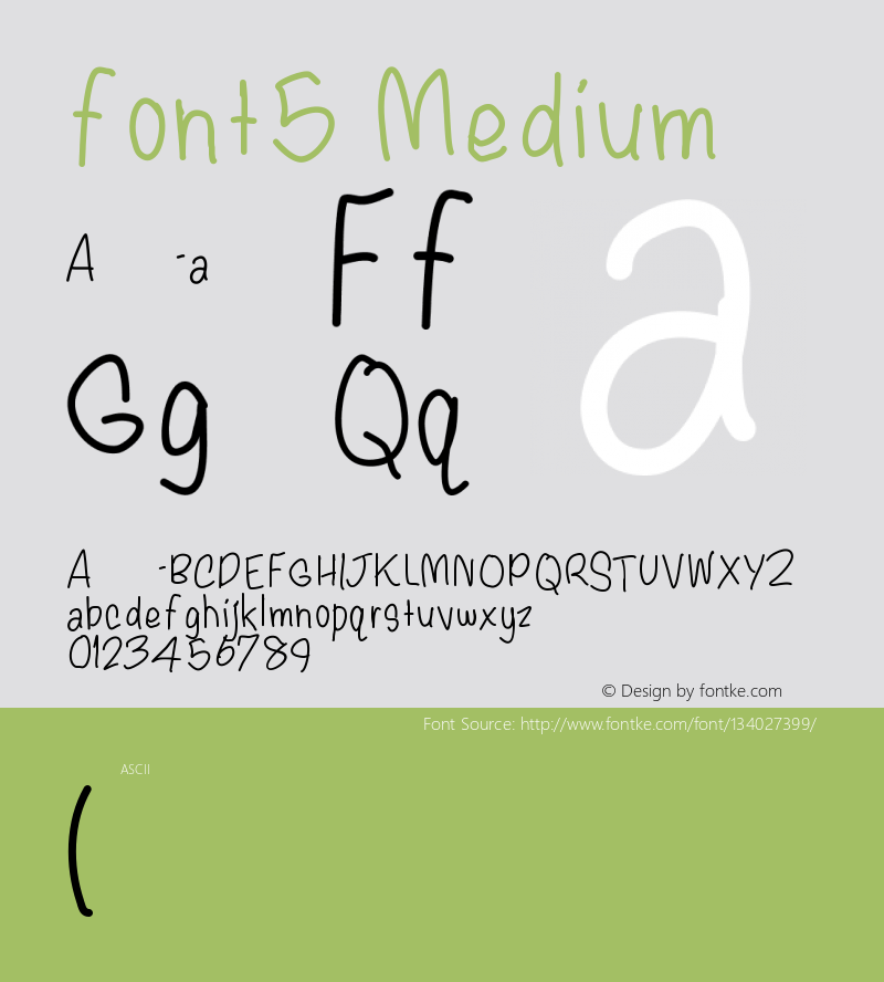 font5 Version 001.000图片样张