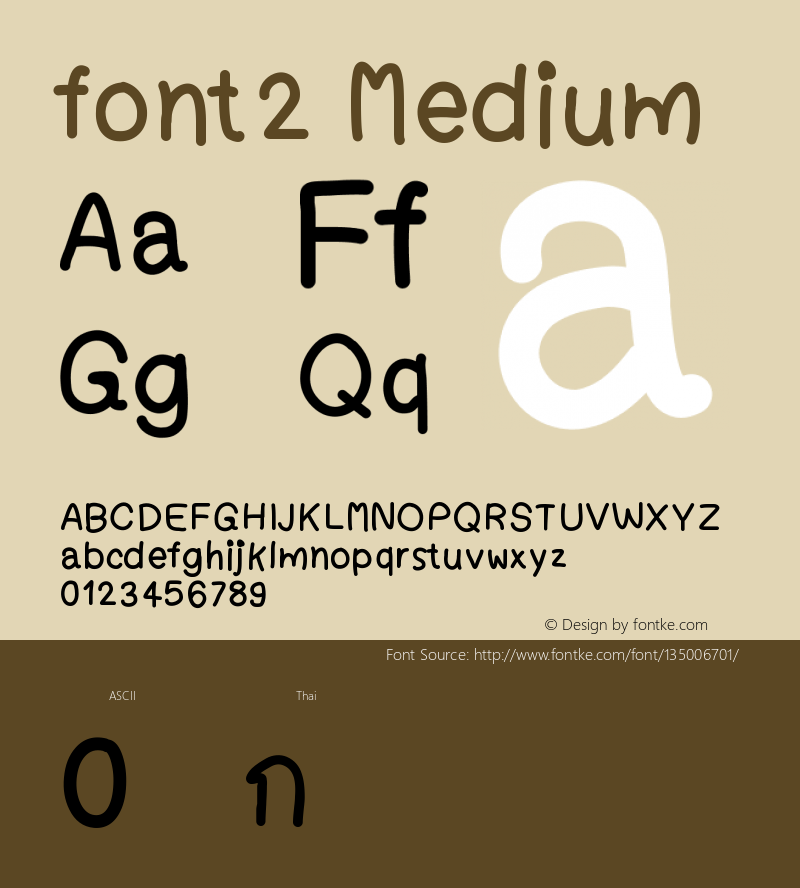 font2 Version 001.000图片样张