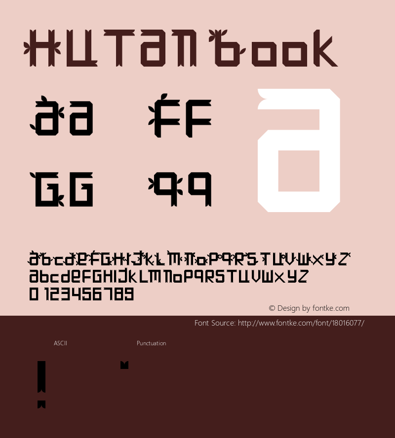 Hutan Book Version 1.0图片样张