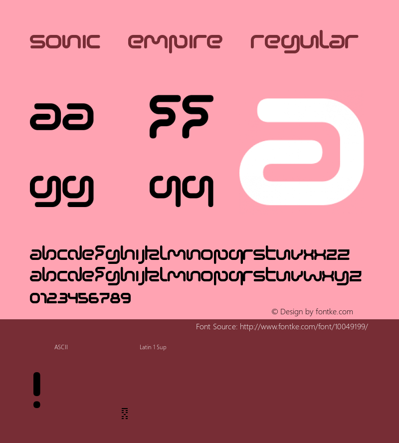 Sonic Empire Regular Unknown图片样张