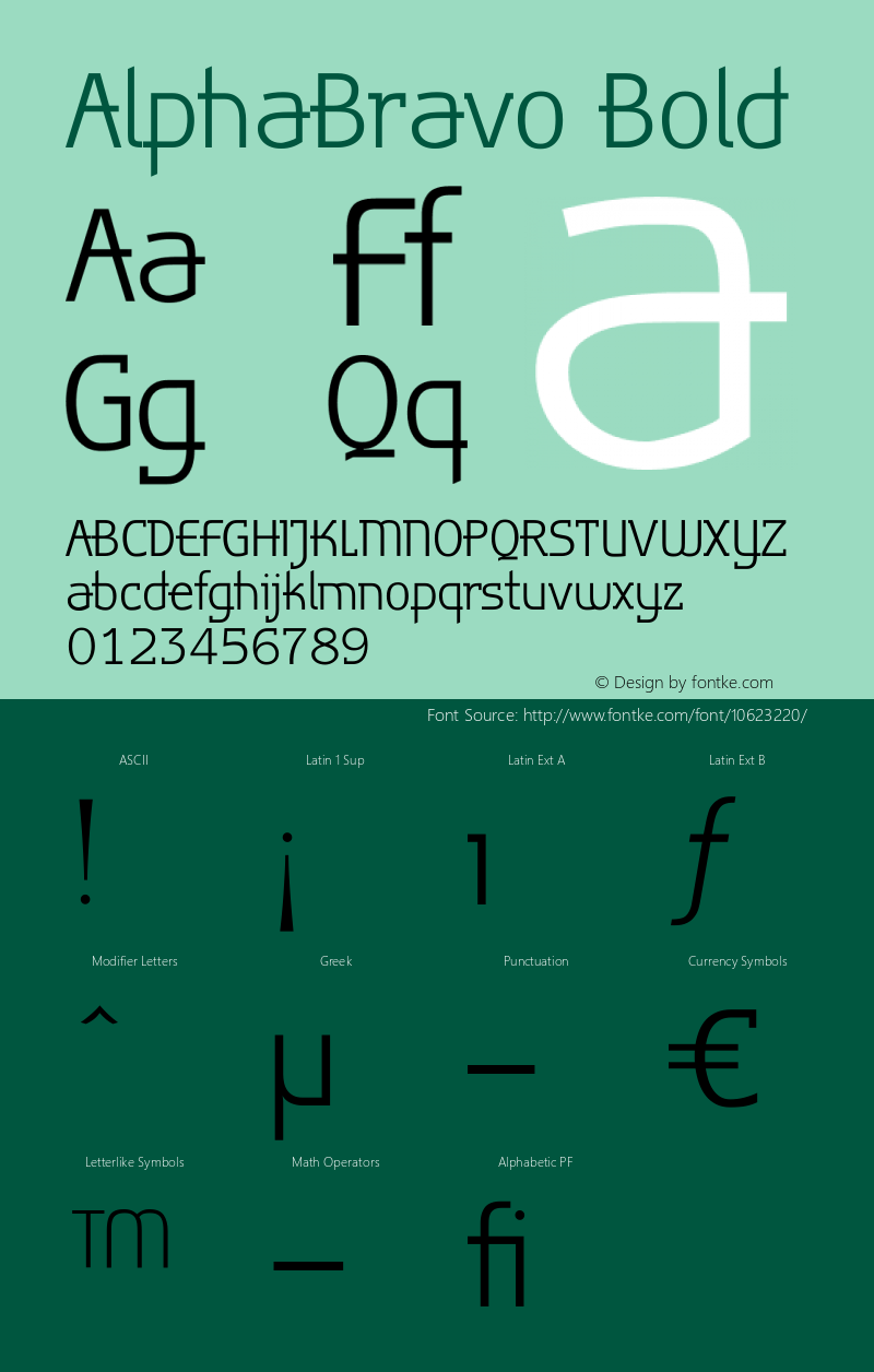 AlphaBravo Bold Version 001.000;com.myfonts.wiescherdesign.alpha-bravo.light.wfkit2.33ck图片样张