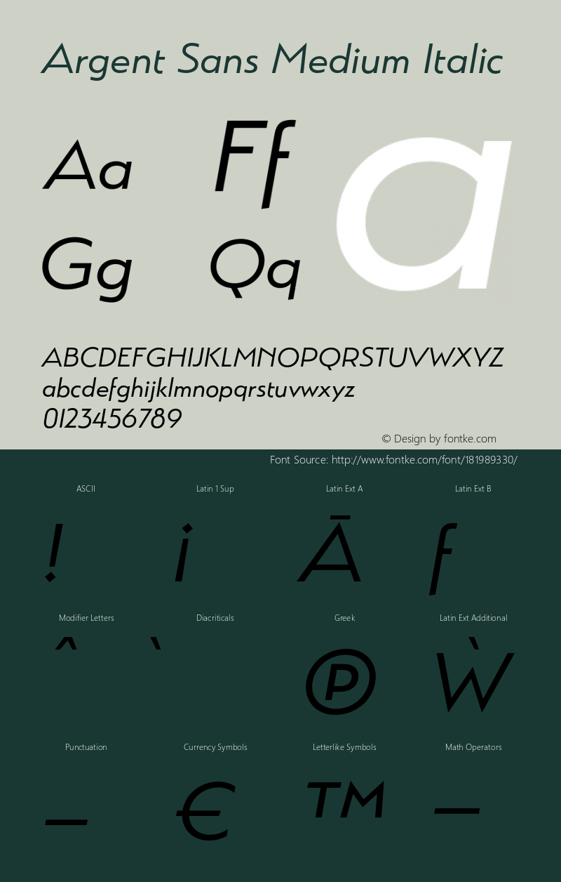 Argent Sans Medium Italic Version 3.000;PS 003.000;hotconv 1.0.88;makeotf.lib2.5.64775图片样张