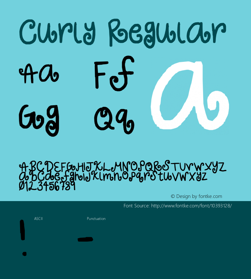 curly Regular Lanier My Font Tool for Tablet PC 1.0图片样张