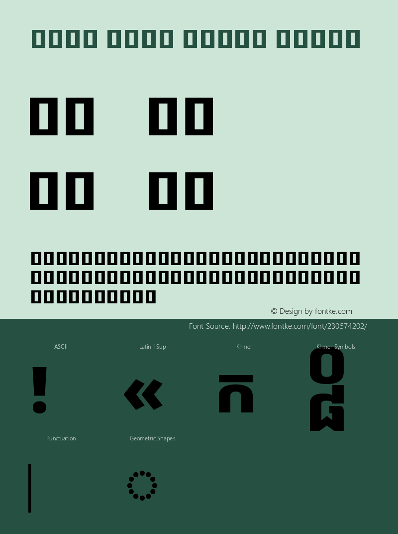 Noto Sans Khmer Black Version 2.002图片样张