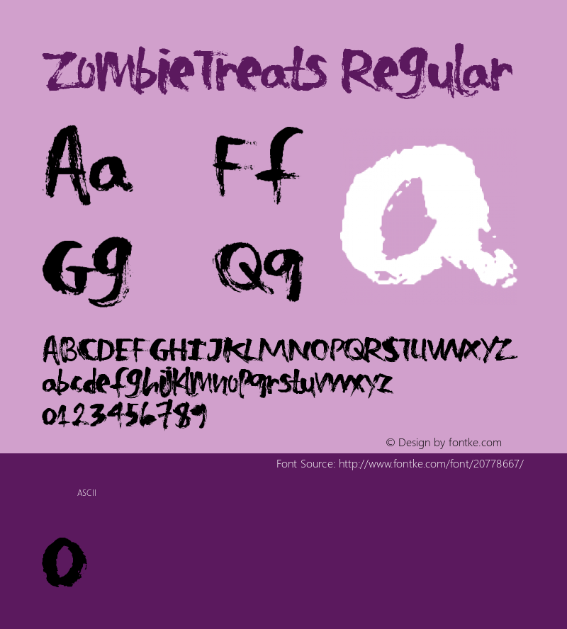 ZombieTreats Version 1.00 October 30, 2014, initial release图片样张