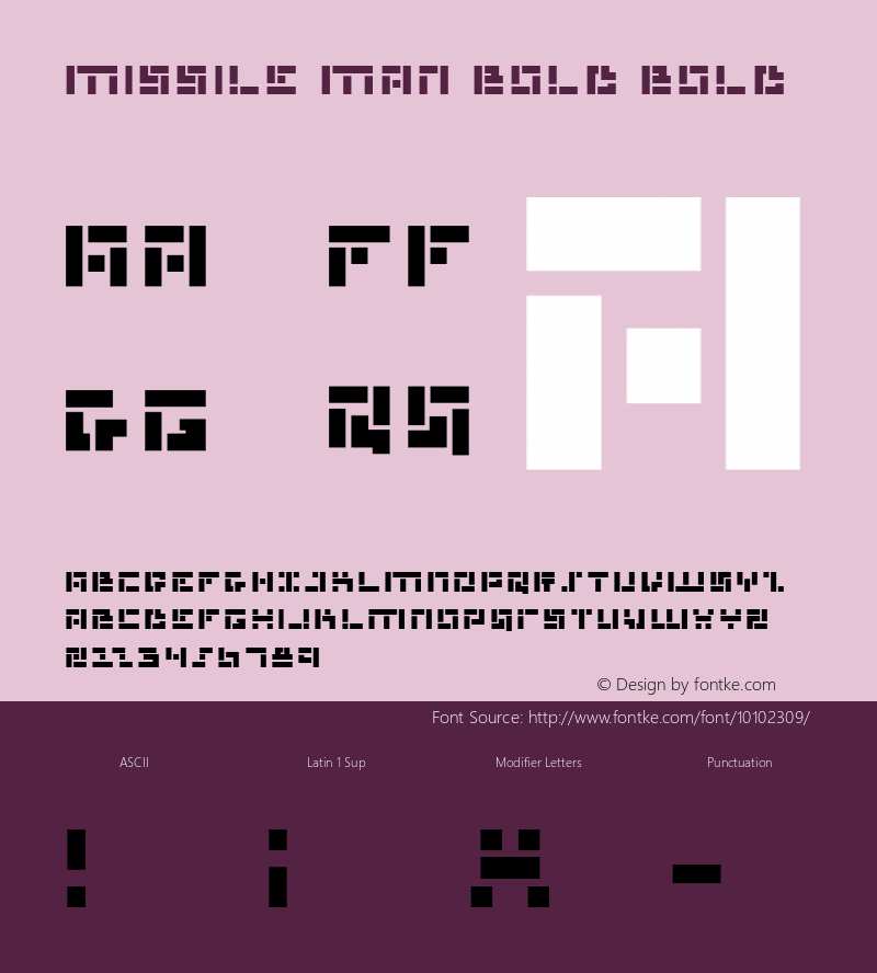 Missile Man Bold Bold 1图片样张