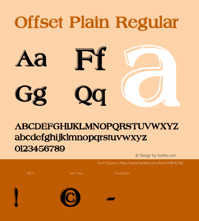 Offset Plain Regular 1.1图片样张