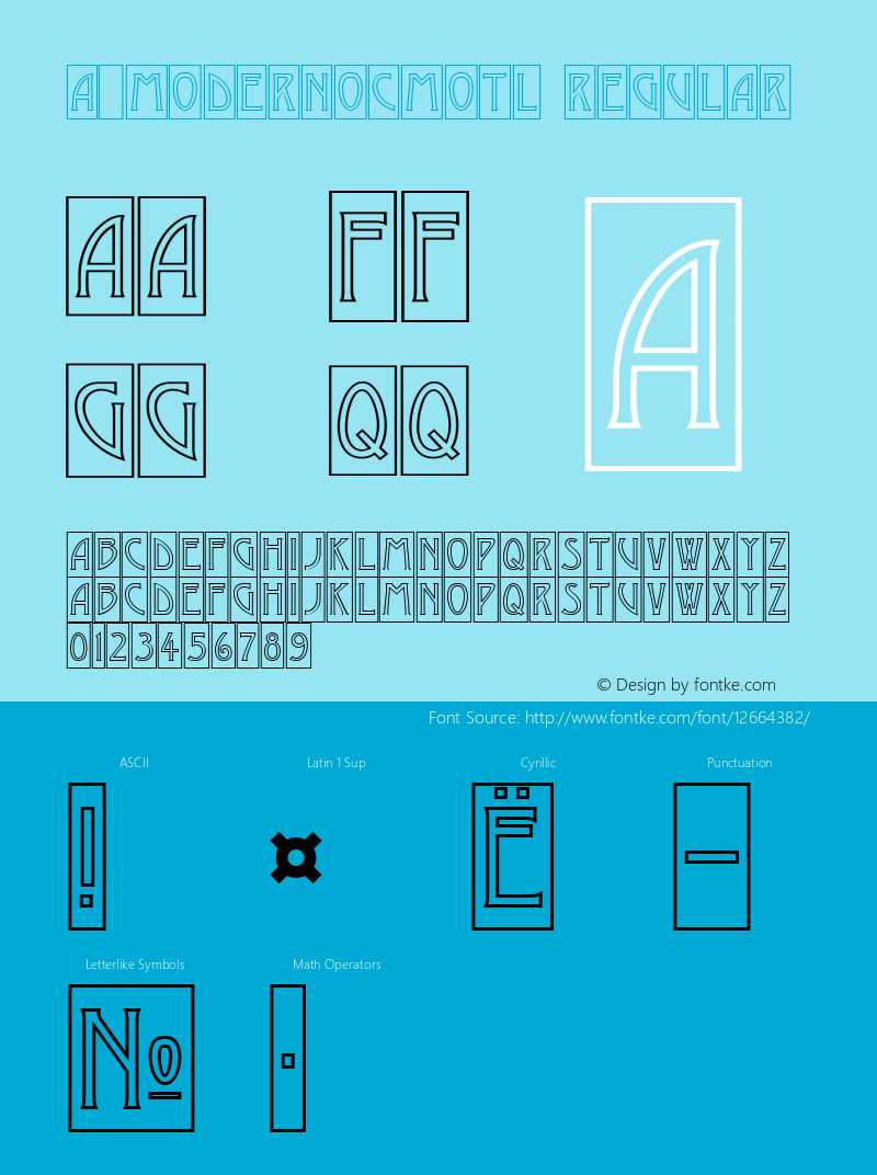 a_ModernoCmOtl Regular 01.02图片样张