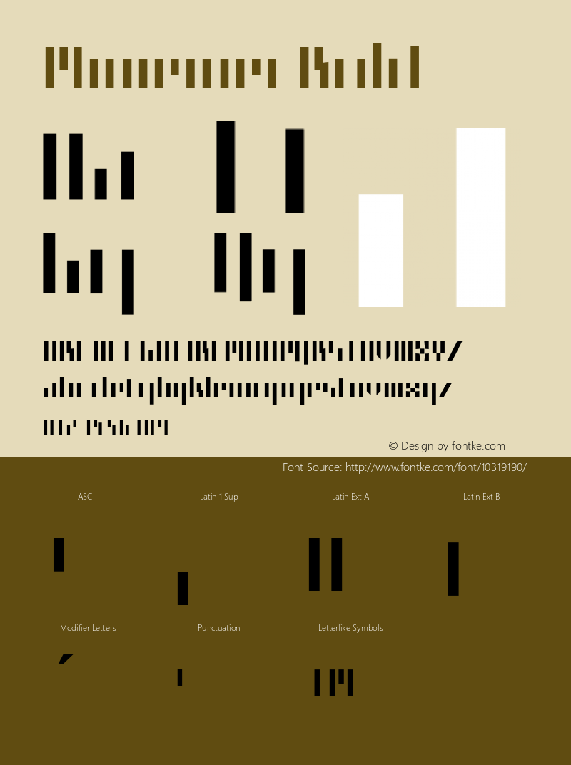 Minimum Bold Version 001.000图片样张