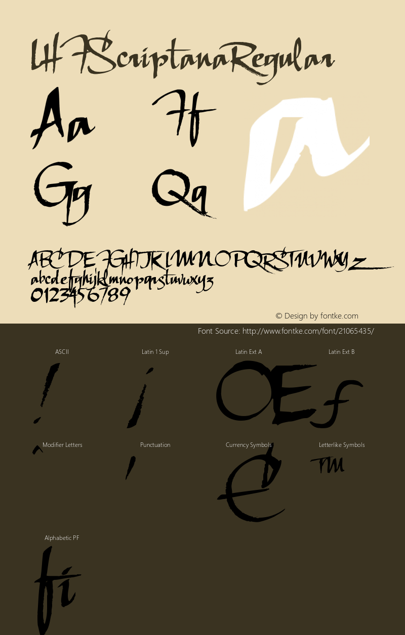 ☞LHF Scriptana Regular (1.0) ;com.myfonts.letterheadfonts.lhf-scriptana-regular.regular.wfkit2.3Apo图片样张