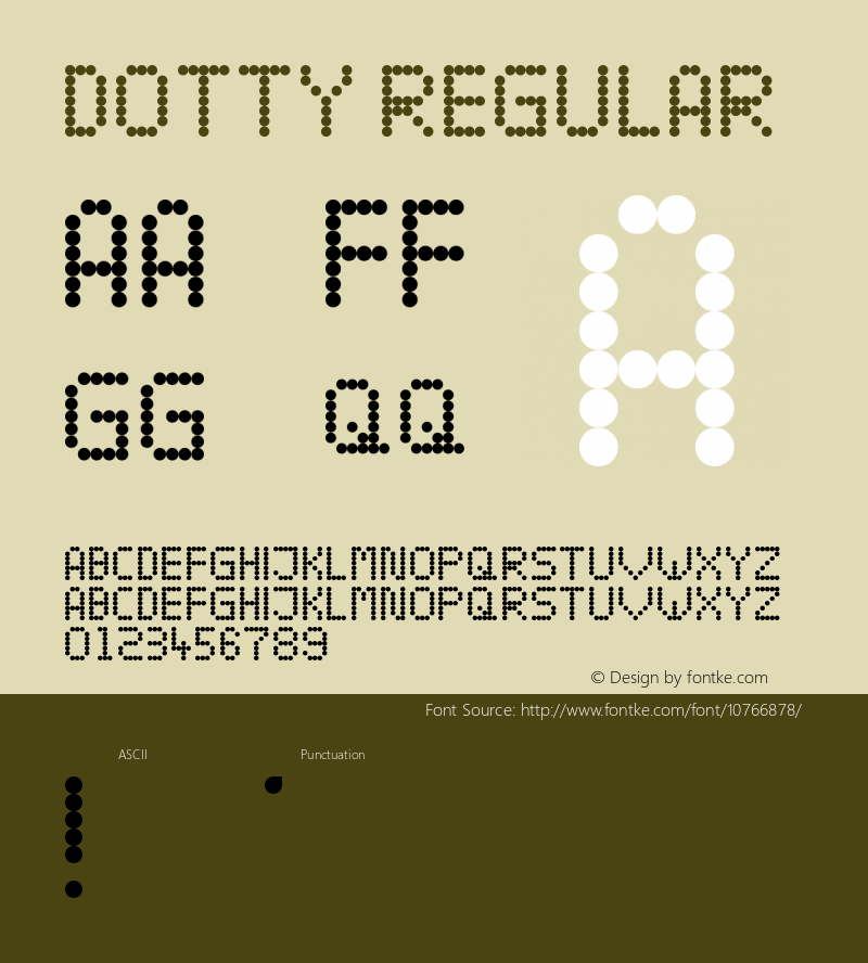 Dotty Regular Version 1.0图片样张