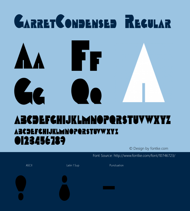 GarretCondensed Regular Rev. 003.000图片样张