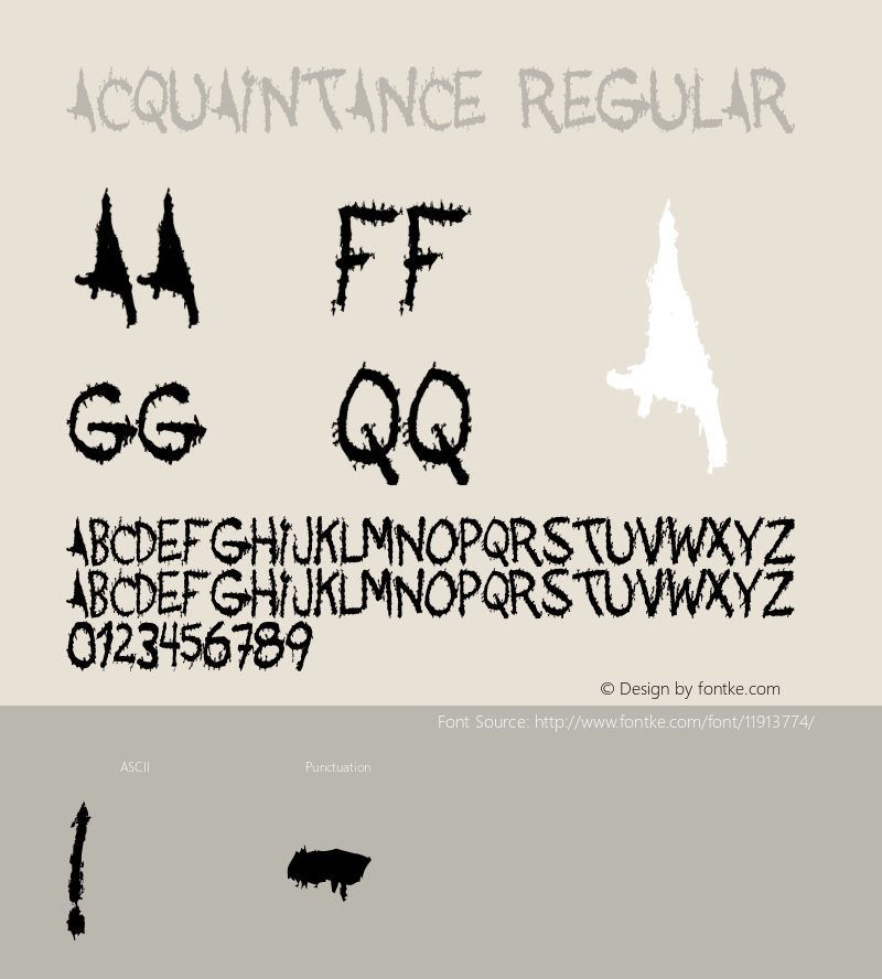 Acquaintance Regular 2图片样张