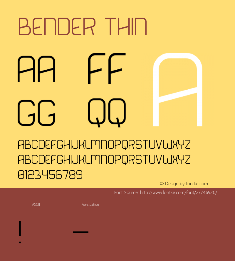 Bender-Thin Version 1.200图片样张