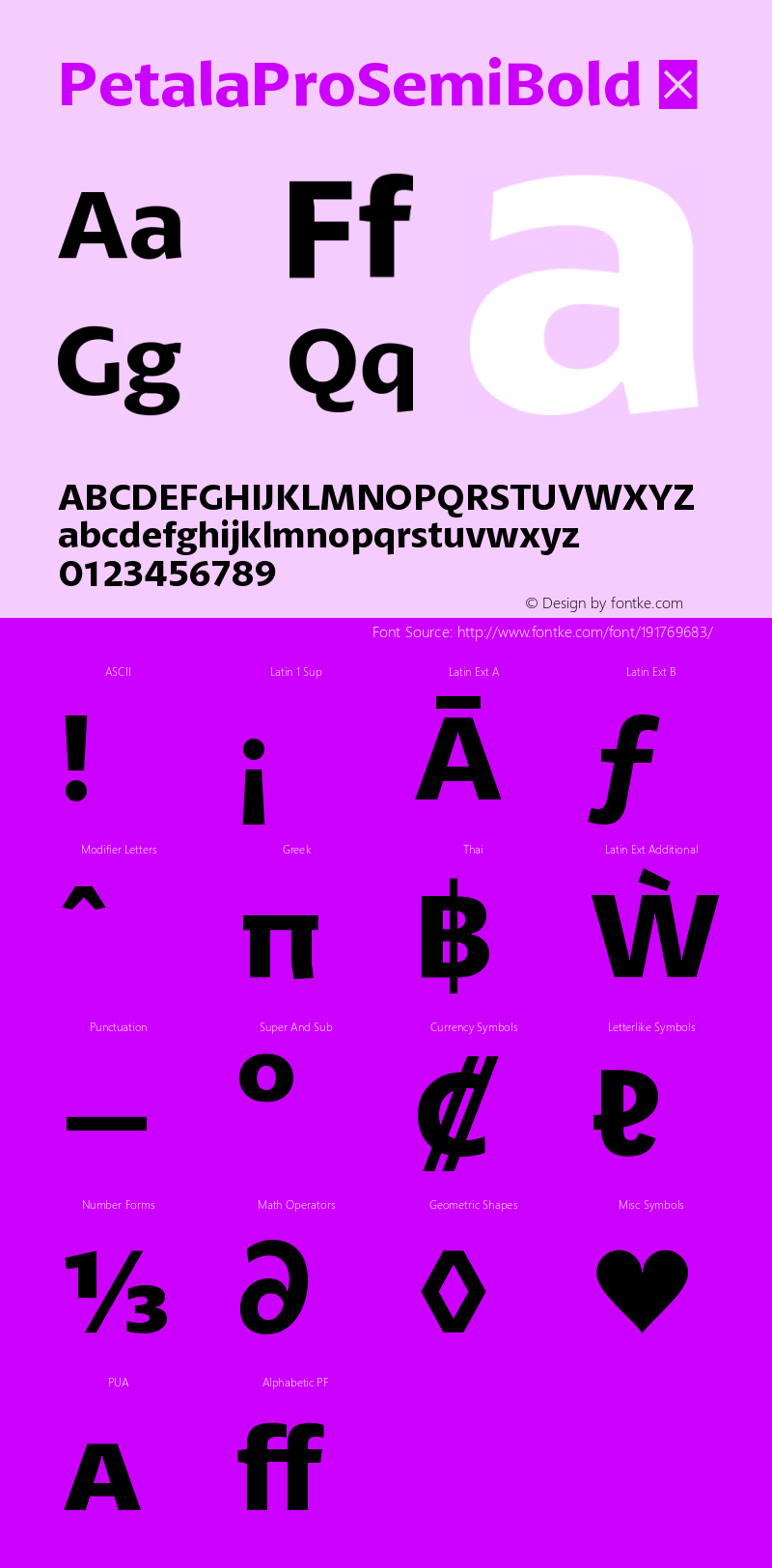 ☞PetalaProSemiBold Version 1.001; ttfautohint (v1.3);com.myfonts.easy.typefolio.petala-pro.semi-bold.wfkit2.version.43yX图片样张