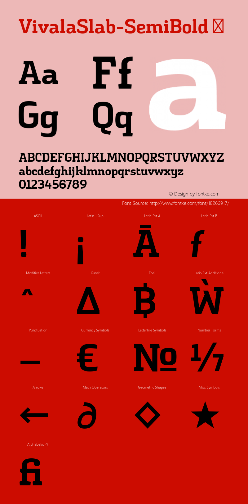 VivalaSlab-SemiBold ☞ Version 1.006;PS 001.006;hotconv 1.0.70;makeotf.lib2.5.58329;com.myfonts.easy.johannes-hoffmann.vivala-slab.semi-bold.wfkit2.version.4hDt图片样张