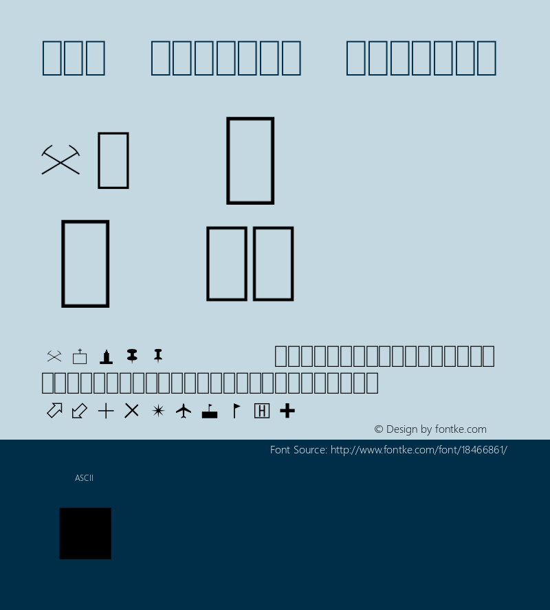 Map Symbols Regular Map Symbols:v1b图片样张