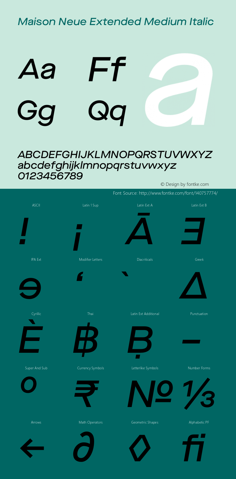 Maison Neue Extended Medium Italic Version 3.002 | wf-rip DC20200810图片样张