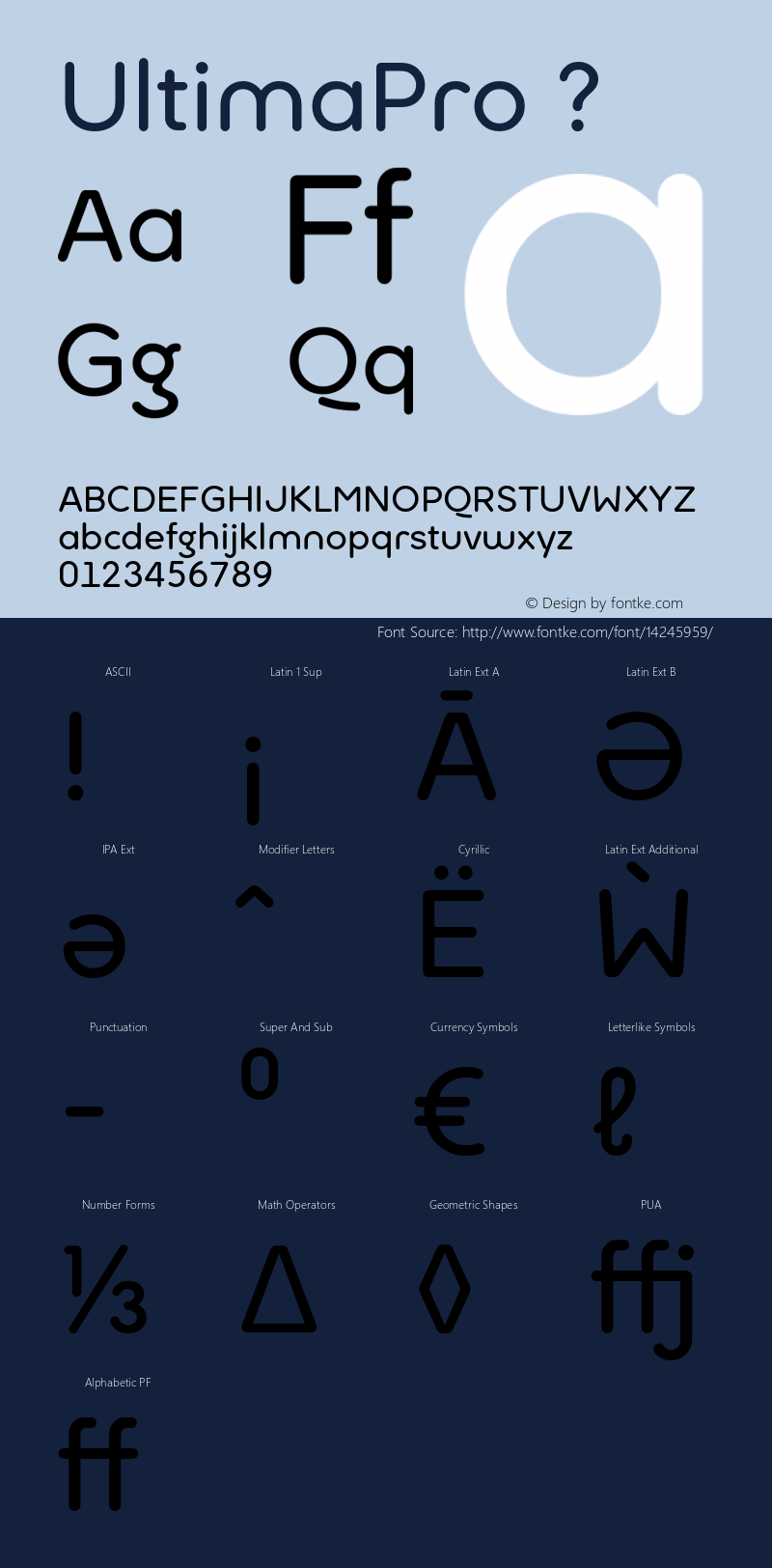 UltimaPro ? Version 1.000;com.myfonts.tipografiaramis.ultima-pro.regular.wfkit2.42Qu图片样张