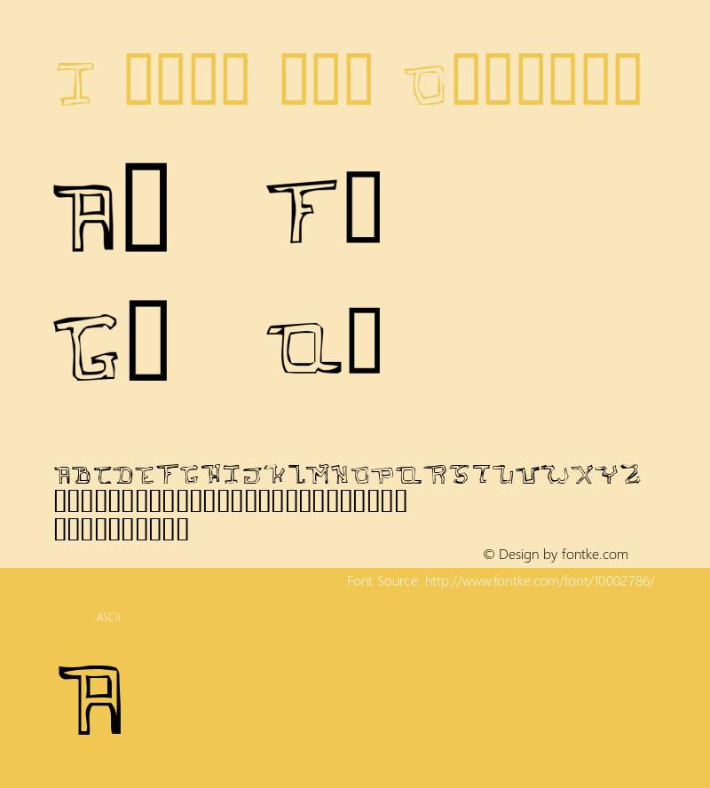 I hate you Oddtype Macromedia Fontographer 4.1 12/18/97图片样张